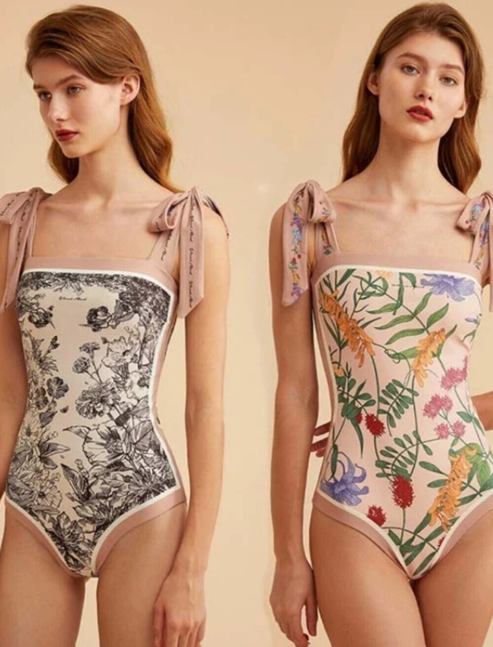 JOANNA Reversible Tie-Shoulder One-Piece Swimsuit
